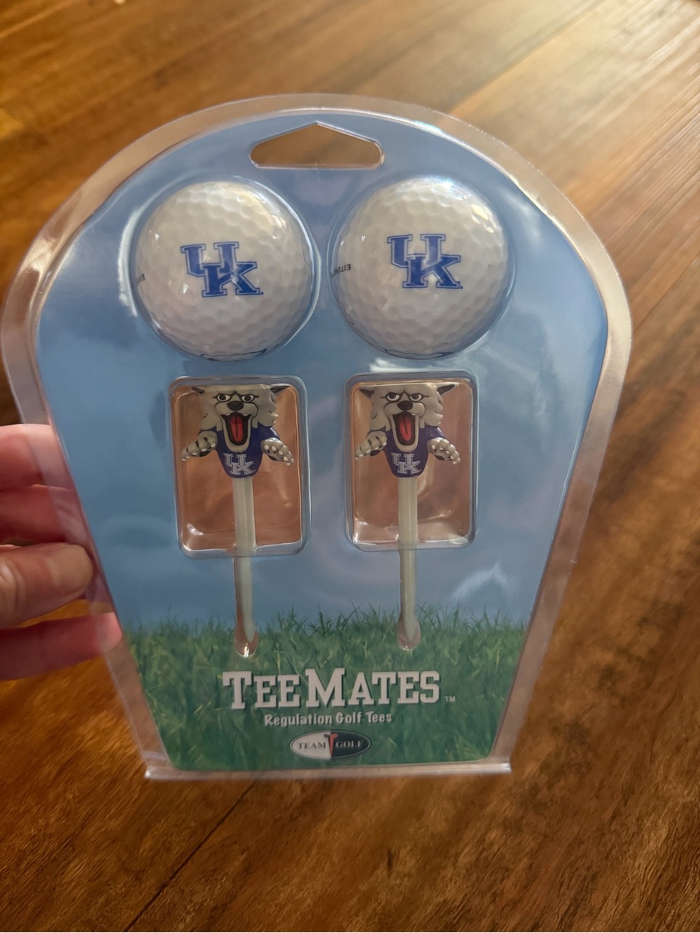 UK Wildcats Blue TeeMates Golf Ball and Tee Set